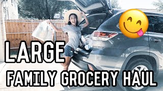 large family grocery haul for three / family of three grocery haul 2020