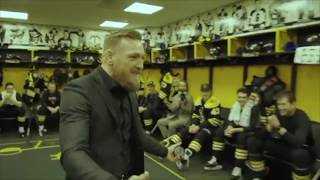 Conor McGregor at Bruins game the day before St. Patricks Day!!! (03/17/19)