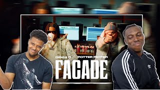 Digga D ft. @PotterPayperTV - Facade (Official Video) REACTION