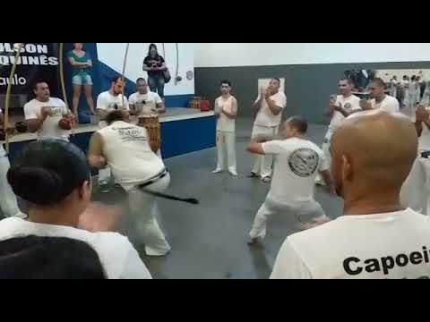 Jogo de Capoeira com mestre GEB  e contramestre CB.