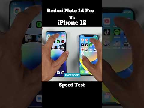 Redmi Note 14 Pro 5G vs iPhone 12 – SPEED TEST SHOWDOWN! ⚡ Who Wins?"#Shorts