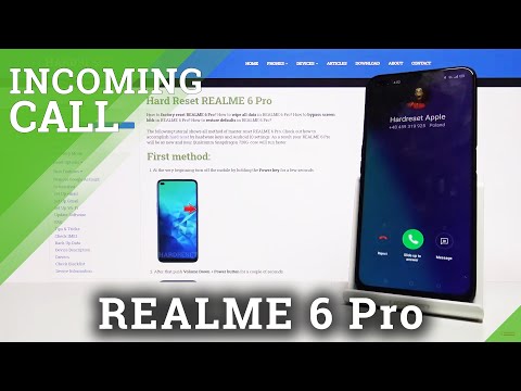 How Incoming Call Looks on REALME 6s Pro – Incoming Call Features