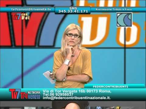 RISCOSSIONE TRIBUTI E FISCO a Tv7 con voi del 08-04-2014 (2 di 3)