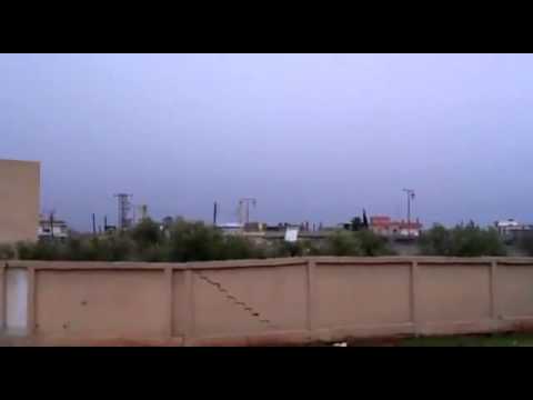 استهداف دبابة لقوات النظام بعبوة ناسفة في مدينة داعل في درعا من قبل كتائب المعتز بالله