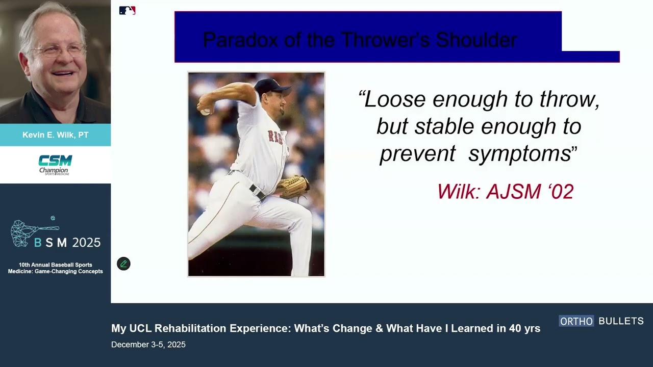 My UCL Rehabilitation Experience_Whats Changed, What Have I Learned_Kevin Wilk DPT