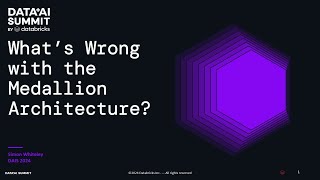 What's Wrong with the Medallion Architecture?
