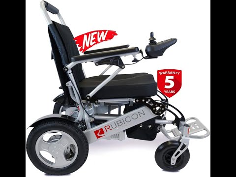 Rubicon DX12 Electric Wheelchairs for Adults   Deluxe Foldable Electric Wheelchair   600W Power Brus