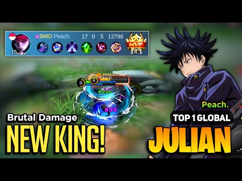 Julian Best Build 2023 [ Julian Top 1 Global Gameplay ] By Peach. - Mobile Legends