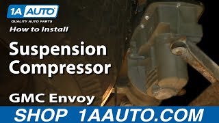 How To Replace Rear Air Suspension Compressor 02-09 GMC Envoy