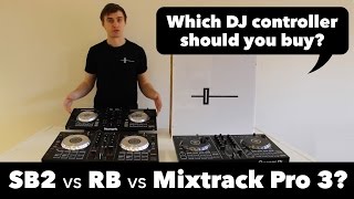 Video thumbnail for Pioneer DDJ SB2 vs DDJ RB vs Numark Mixtrack Pro 3 - What's the difference? by Crossfader