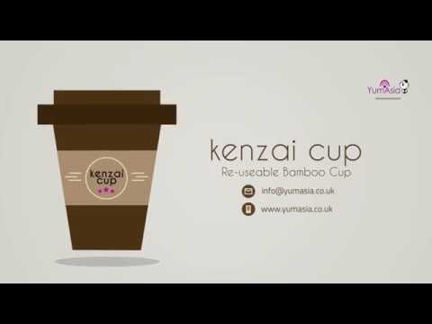 Kenzai 13oz Re-useable Bamboo Cup by Yum Asia