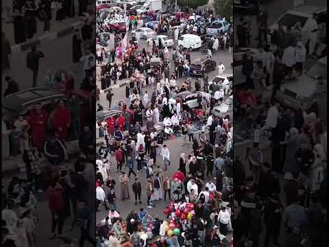 صلاة عيد الفطر المبارك من مسجد الصديق بشيراتون 