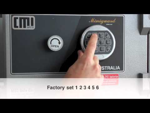 LA Gard recoding - How to change the code on your LA Gard Safe Lock