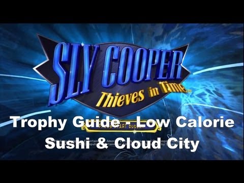 Sly Cooper Thieves in Time Trophy Guide - Low Calorie Sushi & Cloud City