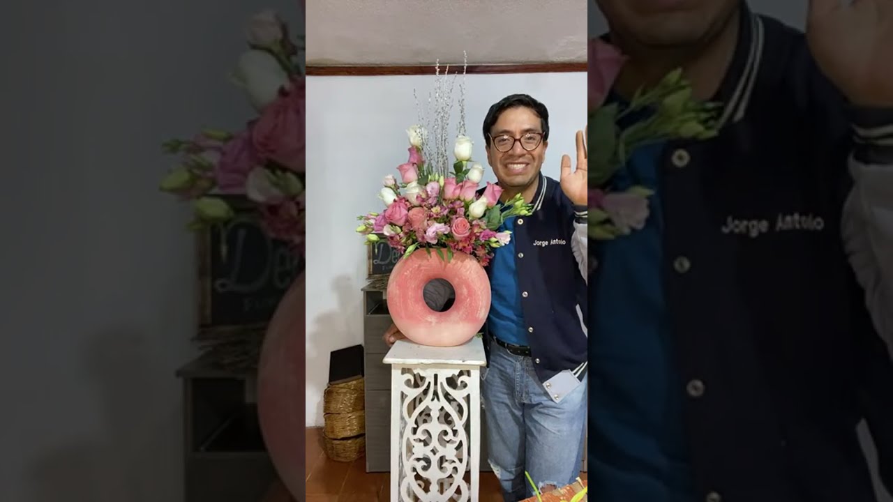 #arreglofloral con #ceramica #DECORALIA #tutoriales #tutorial #asmr #emprendimiento #rosas #bouquet