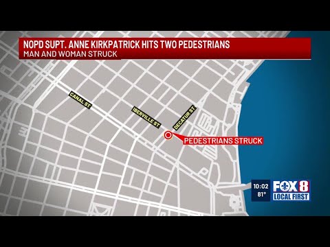 NOPD Chief Anne Kirkpatrick involved in crash injuring two pedestrians, police say