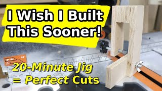 This Mitre Saw Hack Changed My Workflow – Easy 20-Minute Jig
