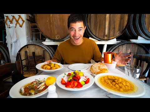Secret Greek Taverna!! ATHENS CENTRAL MARKET Street...