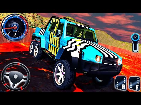 Offroad 6x6 Monster Truck Driving 3D - Luxury Jeep Hummer Mountain Driver - Android GamePlay #6