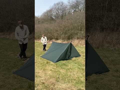 The best tarp tent?! Foresters shelter. #camping #wildcamping #bushcraft #survival #outdoors #rural