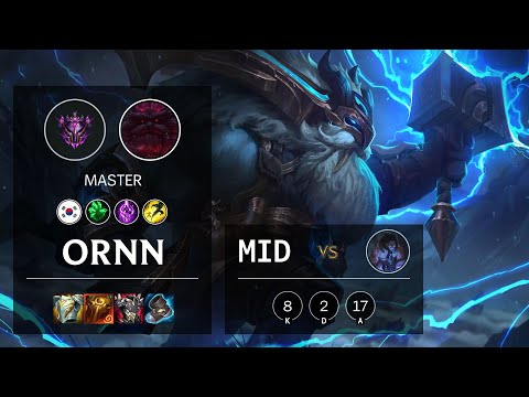 Ornn Mid vs Sylas - KR Master Patch 10.23
