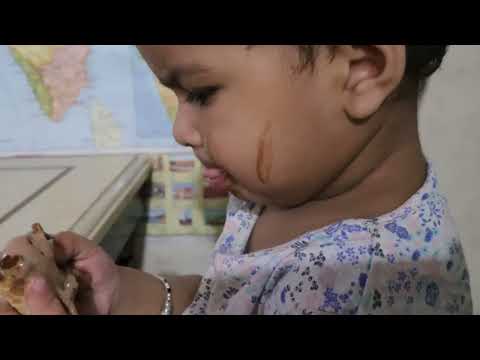 Chocolate Ice cream #Reeva #fun #Tempting #cutebaby