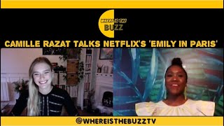 Camille Razat Talks Netflix’s ‘Emily In Paris’ video