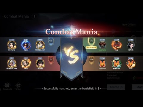 Dynasty legend 2- Combat Mania Shu Faction! Guanyu Best Officer?