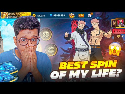 Sukuna Bundle Event Finally 🔥| Spin & Reaction 😱 | Free Fire Malayalam