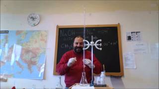 TITOLAZIONE DELL'ACIDO ACETICO - LABORATORIO DI CHIMICA