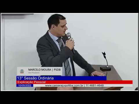 Vereador Marcelo Moura fala sobre os equipamentos recebidos pelo Municipio.