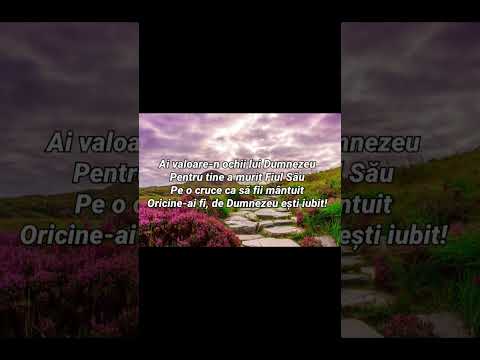 Ai valoare-n ochii lui Dumnezeu