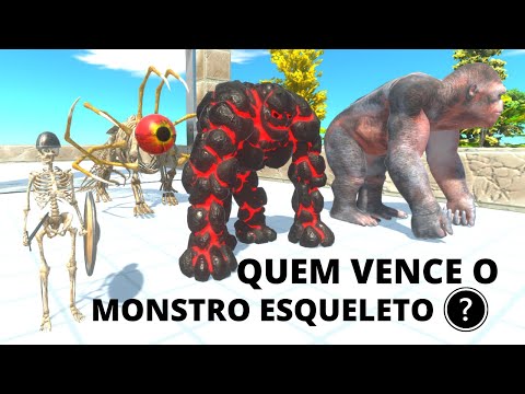 Who Can Escape the Skeleton Monster ? Quem Consegue Escapar do Monstro Esqueleto ?  ARBS