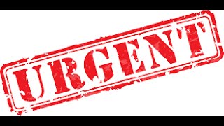 URGENT !!!