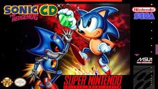 Sonic CD SNES version (USA) final test - Hack of SMW [SNES]