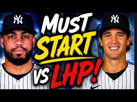 Are Spencer Jones and Luis Garcia Jr MUST STARTS vs LHP??
