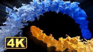 4K Colorful Kinetic Powder with Calming Music! 1 Hour Screensaver! Abstract Video for Meditation gameplay video by atearney, 60:50 duration