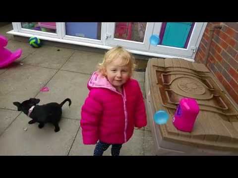 Peppa Pig Bubble Machine with Elsa and Minnie Mouse Scarlett