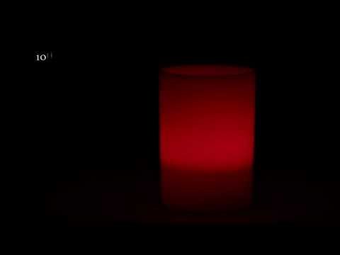 Battery Operated LED Short Votive Cup - RGB Color Change Non Flicker