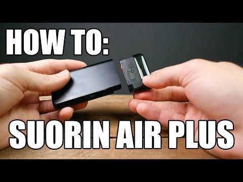 Part of a video titled How To: Fill and Prime The Suorin Air Plus Pod Vape | Vaporleaf - YouTube