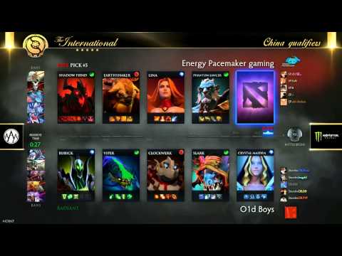 Energy Pacemaker vs O1d Boys Game 1 - TI5 CN Qualifier - @durkadota @WagaGaming