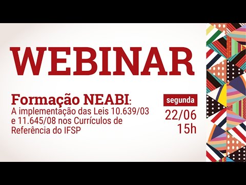 WEBINAR Formação NEABI