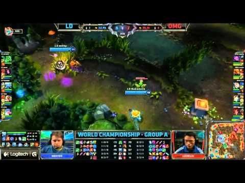 LoL | Season 3 World Championship LD vs OMG [HD]