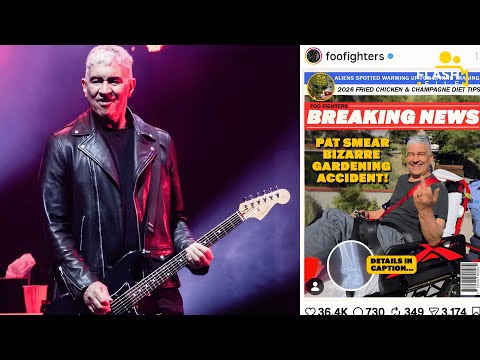 Pat Smear Injured in Gardening Accident - Foo Fighters Guitarist Suffers Broken Bones
