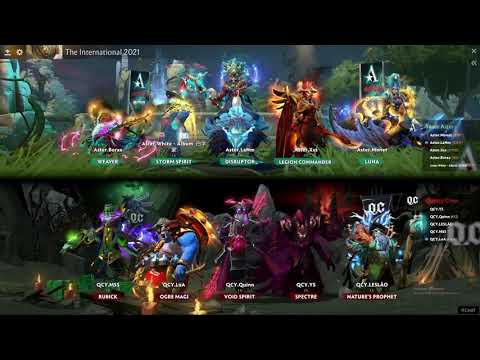 The International 10 - Main Event - Lower Bracket Round 1 - QUINCY CREW VS. ASTER - Bo1 Highlights