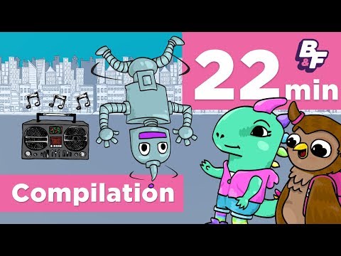 Dance Songs For Kids In English, Spanish, French & Mandarin | BASHO & FRIENDS Learning Songs