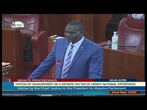 SENATE PROCEEDINGS, 22ND SEPTEMBER 2020