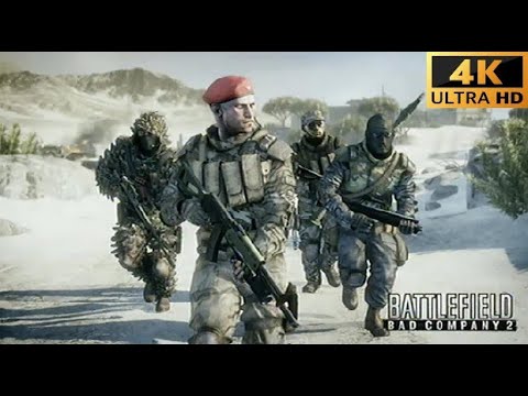 Battlefield Bad Company 2 Gameplay full campaign no commentary 4K-60FPS PC