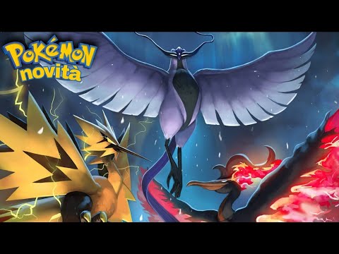 Moltres, Zapdos e Articuno di Galar cromatici in premio ai partecipanti delle Sfide Internazionali