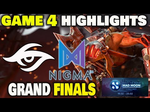 SECRET VS NIGMA GAME 4 Highlights WePlay! Mad Moon Grand Finals